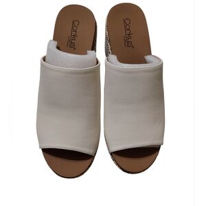 Corkys Women's Ivory Mules